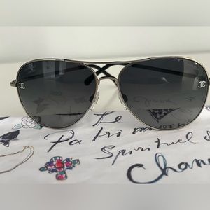CHANEL Women’s Pilot Sunglasses